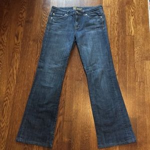 Kut from the Kloth low rise, bootcut jeans